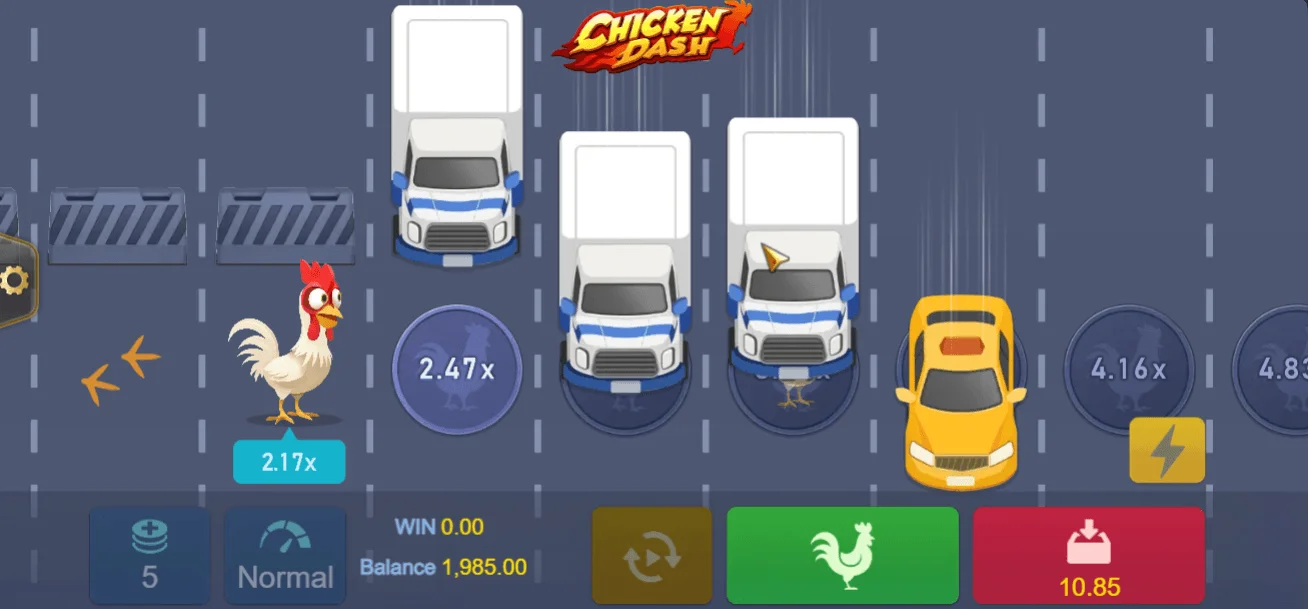 Chicken Dash Casino Game