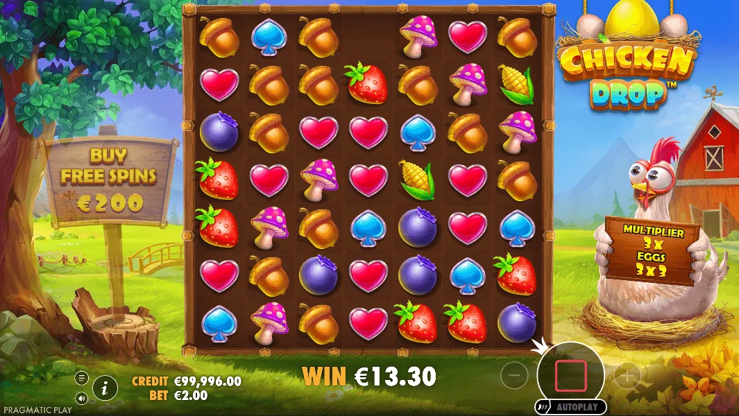 Chicken Drop Demo Game
