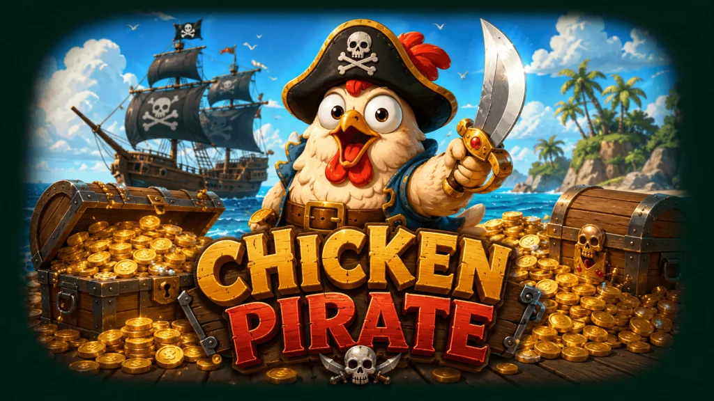 Chicken Pirate game logo