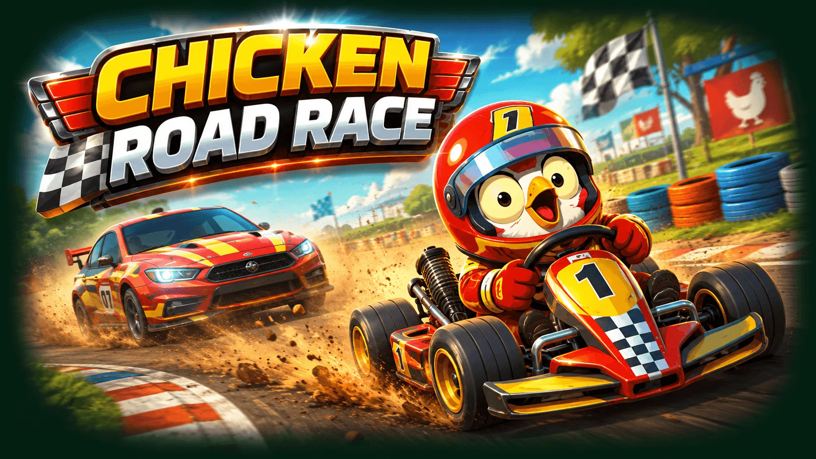 Chicken Road Race game logo