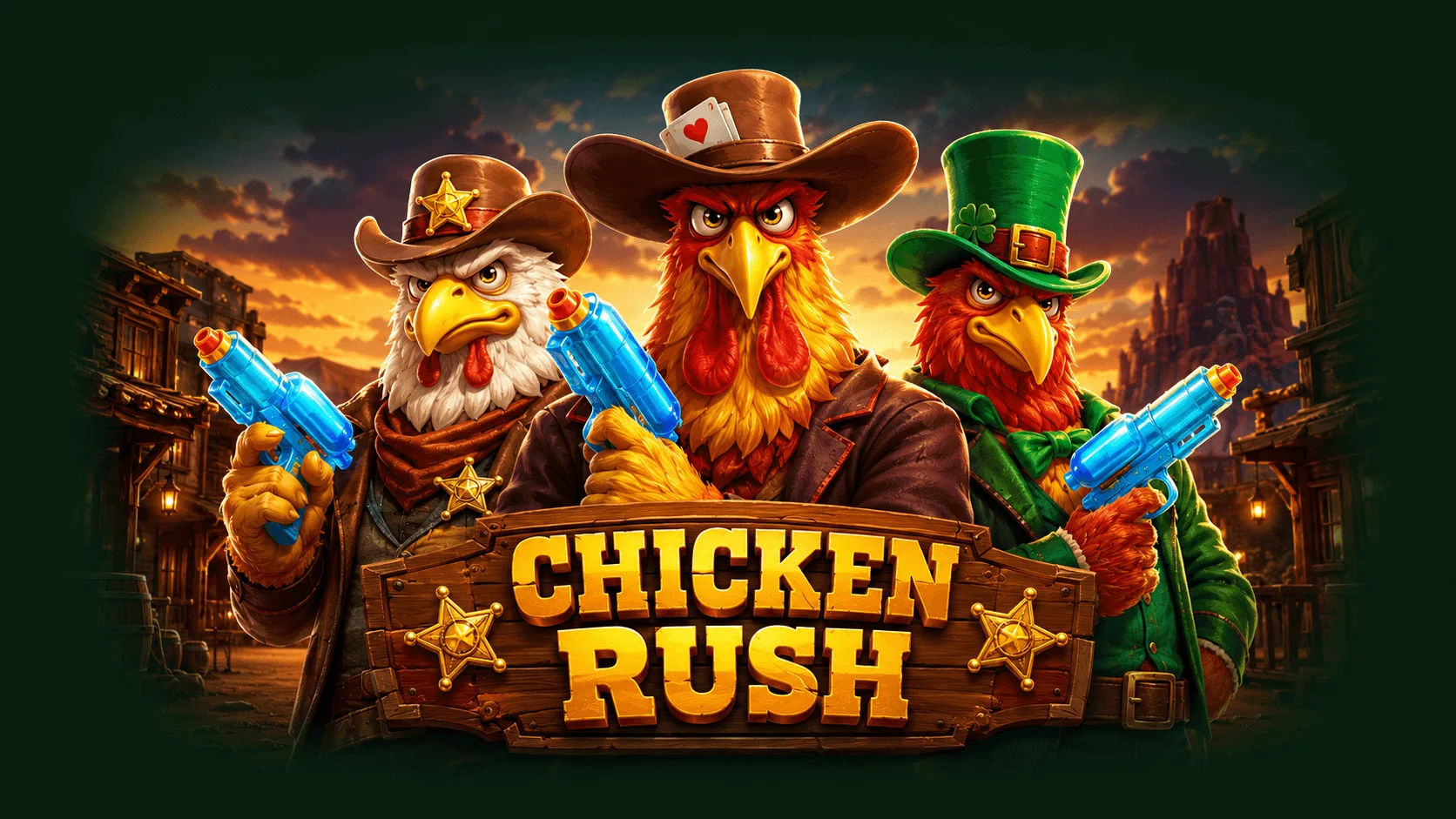 Chicken Rush game logo