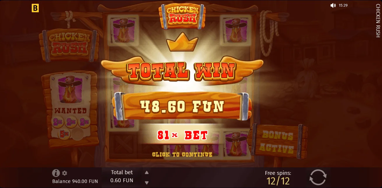 Chicken Rush Slot