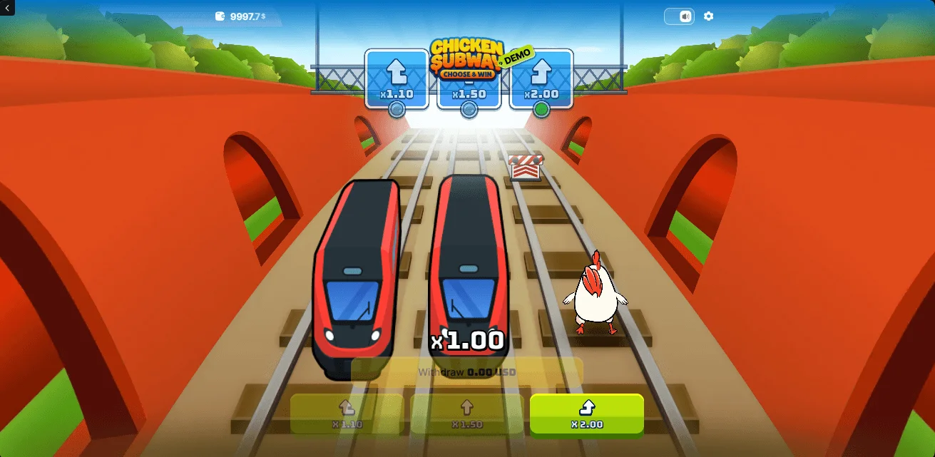 Chicken Subway Casino Game