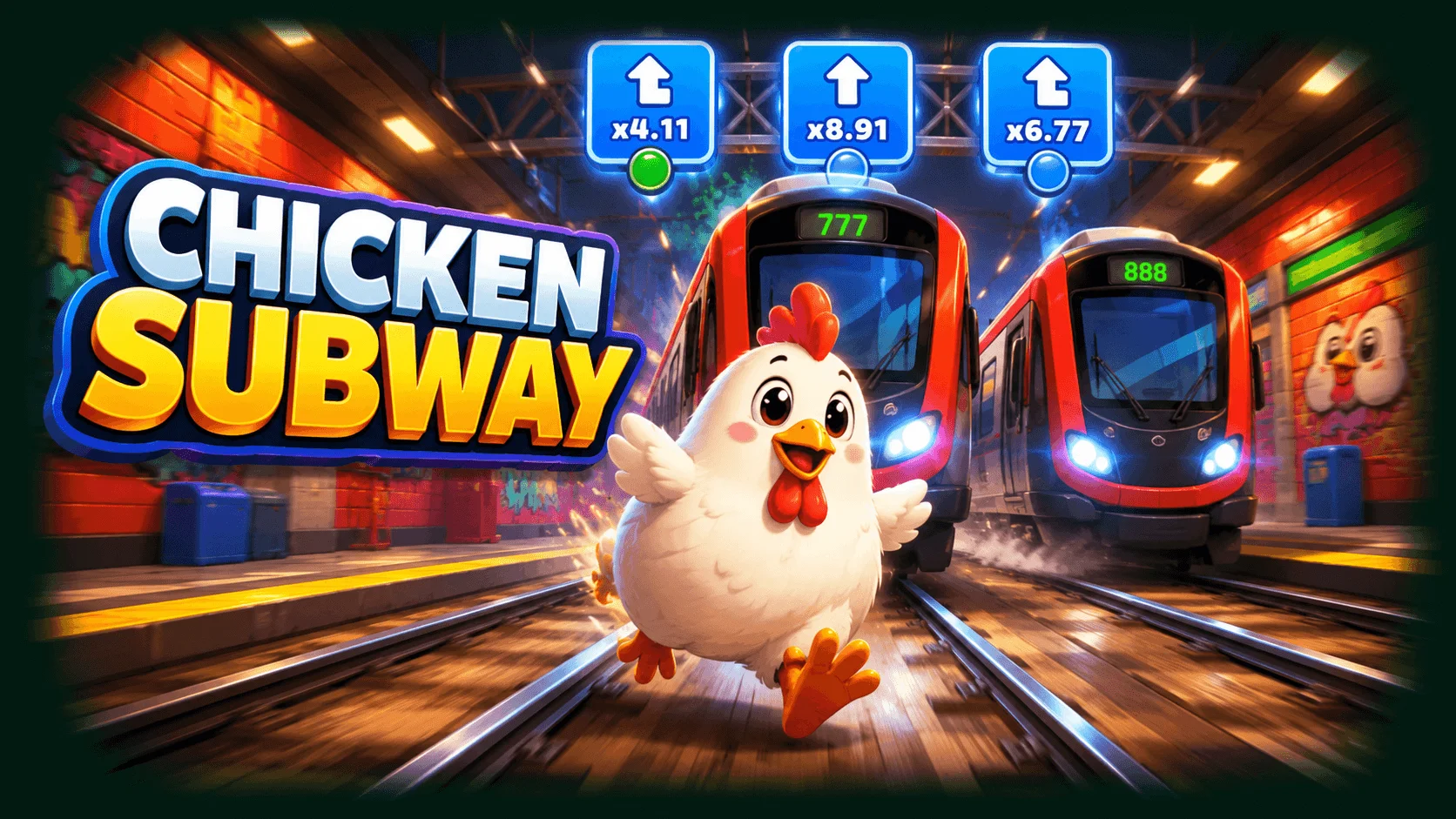 Chicken Subway game logo