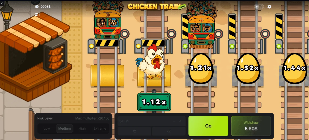 Chicken Train Casino Game