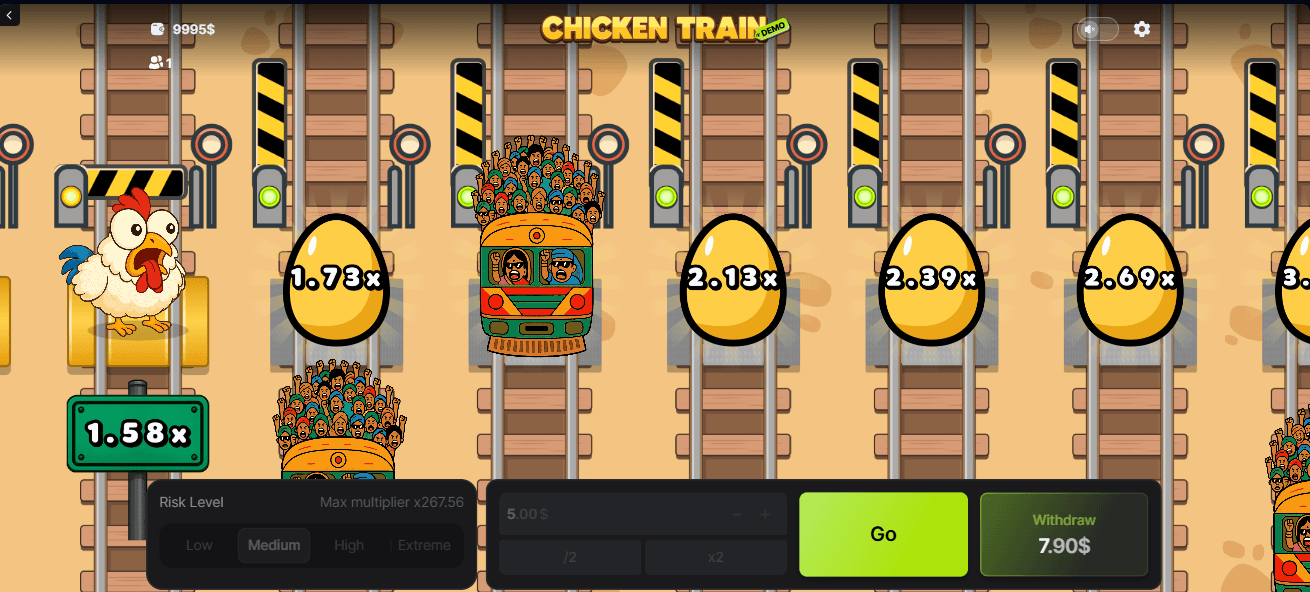 Chicken Train Game