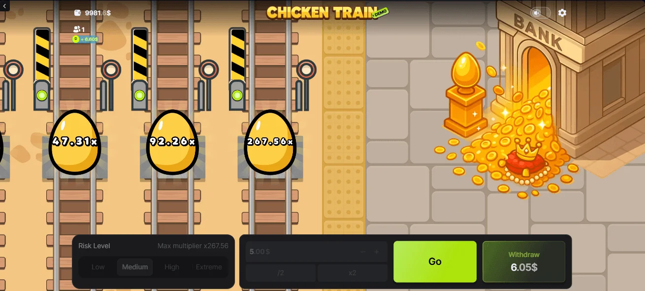 Chicken Train Rewards