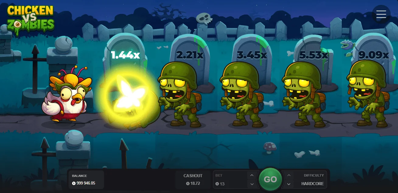 Chicken vs Zombies Casino Game