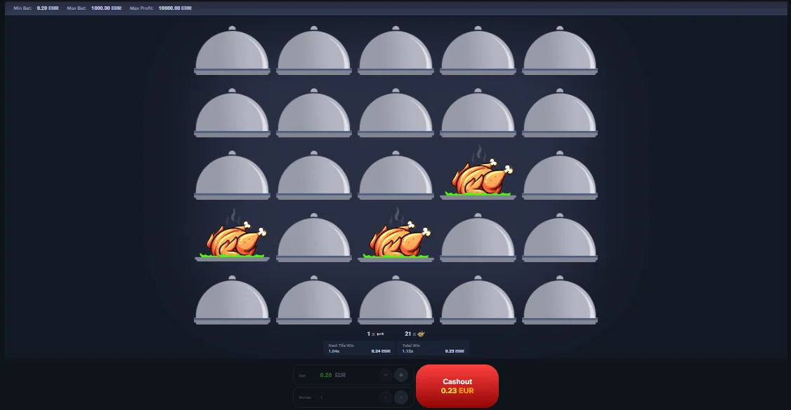 MyStake Chicken Demo Game