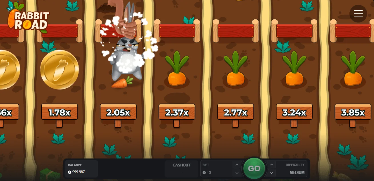 Rabbit Road Casino Game