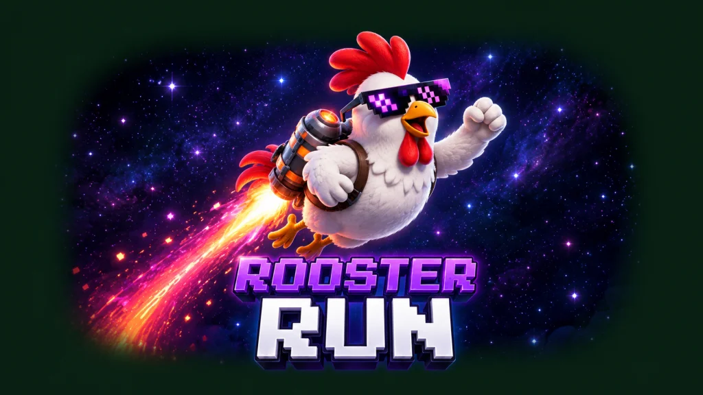 Rooster Run game logo