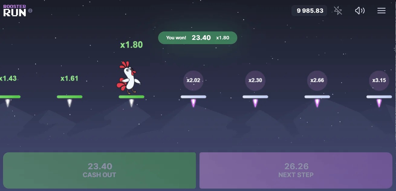 Rooster Run Online Casino