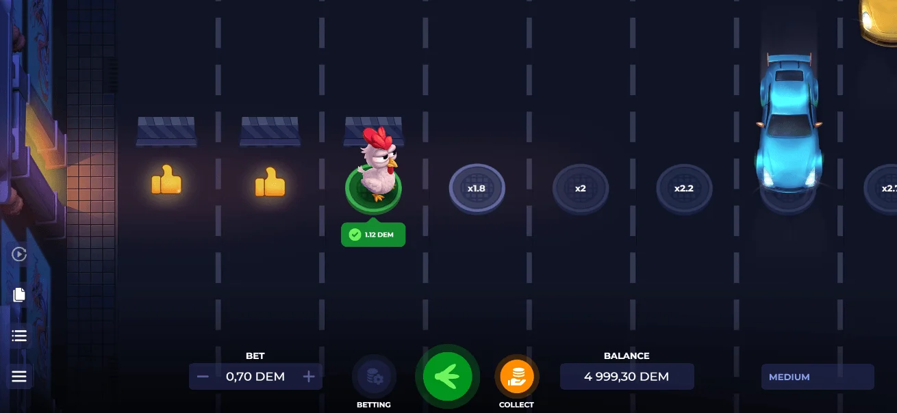 Uncrossable Rush Game